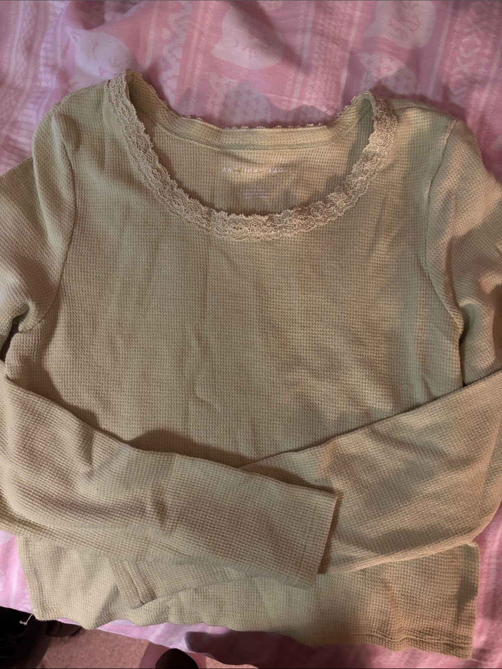 American Eagle green top